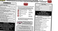 Dixie Saloon menu