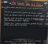 Les Grandes Tables De La Criee menu