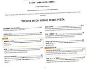 Bago Tavern menu