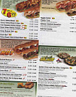 Subway Sandwiches Salads menu