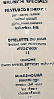 Palette Bistro menu