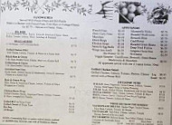 Snowbird Lanes menu