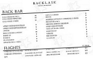 Backlane Street Food menu