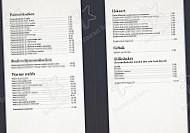 Eethuis 't Poortje menu