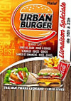Urban Burger menu