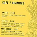 7 Grammes menu