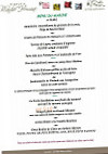 Relais De La Blanche Hermine menu