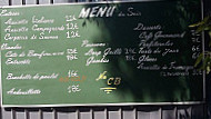 Café Des Amis menu