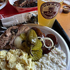 Augie's Barbed Wire Smokehouse food
