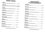 City Crepes menu