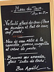 Restaurant C'la Vie menu