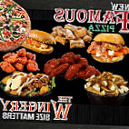 New Famous Pizza and The Wingery food