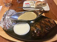 Parkers Steakhouse food