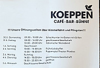 Café Koeppen Mit Regionalladen menu