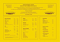 Restaurant Schnitzl menu