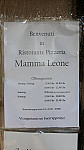Mamma Leone menu