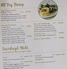 Shingle Inn menu