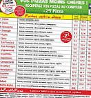 Chrono-pizza Martinique menu