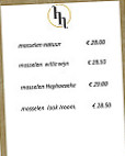 Heyhoeveke menu