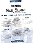La Marjolaine menu