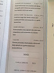 Cockles Cafe menu