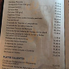 Kate Zaharra Bilbao menu