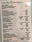 Café Tsampa menu