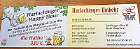 Harlachinger Einkehr menu