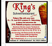 King`s Döner menu