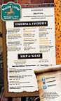Mustang Lounge menu