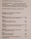 Gasthaus Goldener Anker menu