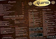 Akarsu Turkish Grill menu