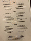 The Dovecote menu