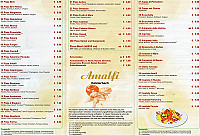 Pizzeria Amalfi menu
