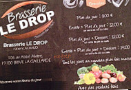 Le Drop menu