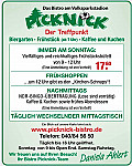 Picknick Imbiß menu