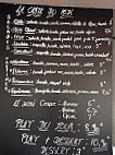 Cafe du Port menu