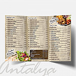 Antalya Kebap Haus menu