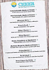 Luna Pier Beach Cafe menu