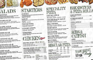 Simon Z Pizza menu
