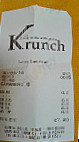 Krunch menu