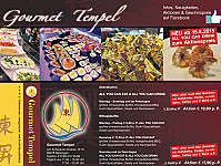 Gourmet Tempel menu