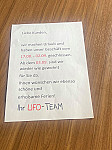 Ufo Imbiss menu