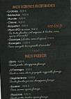 Bistrot Du Commerce menu