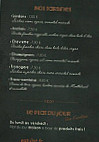 Bistrot Du Commerce menu