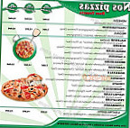 Saffa Pizza menu