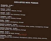 Auberge Liévinoise menu