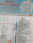 Banyule Fish Chippery menu