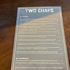 Two Chaps menu