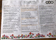 Riverbank Estate Winery menu